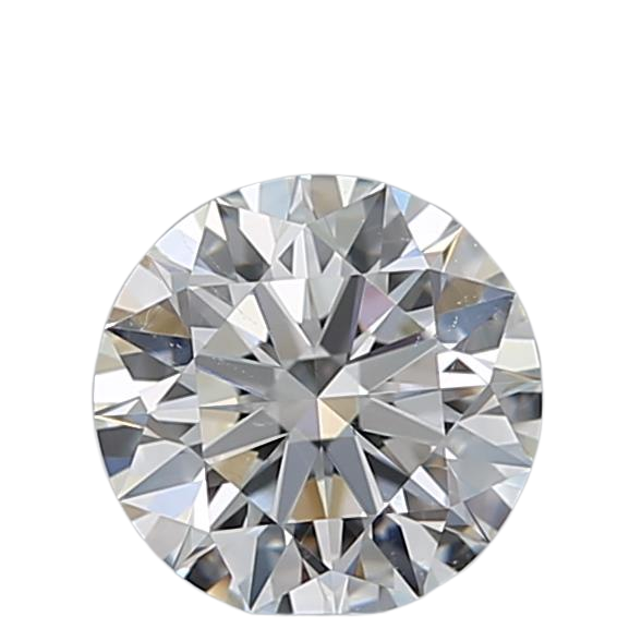 0.53 Carat H SI1 Round Natural Diamond
