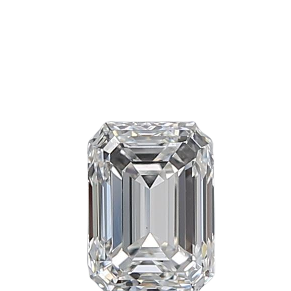 0.5 Carat F VS2 Emerald Natural Diamond