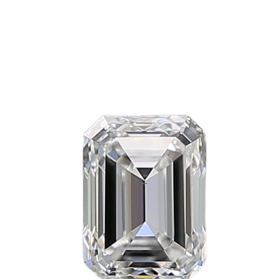 0.5 Carat F VS2 Emerald Natural Diamond
