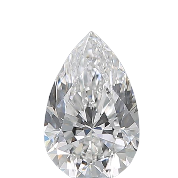 0.54 Carat F VVS2 Pear Natural Diamond