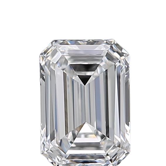 0.5 Carat D VS2 Emerald Natural Diamond