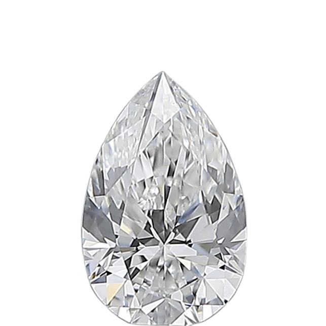 0.5 Carat E VVS1 Pear Natural Diamond