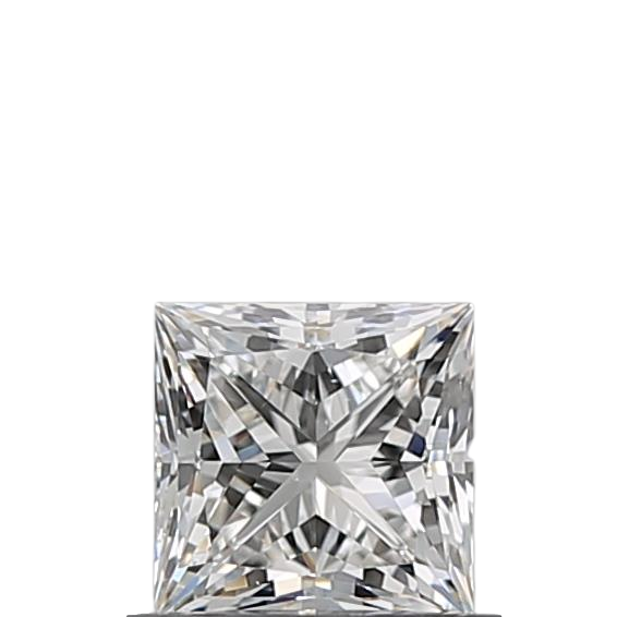 0.53 Carat F VS2 Princess Natural Diamond