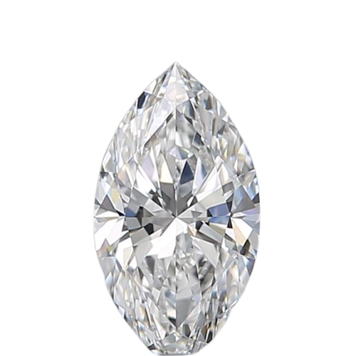 0.52 Carat D VVS1 Marquise Natural Diamond