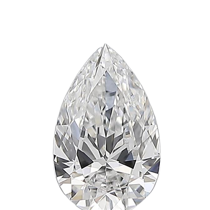 0.5 Carat E VVS1 Pear Natural Diamond