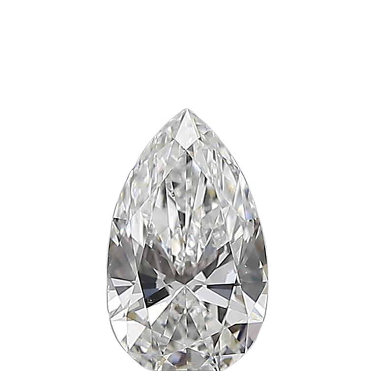 0.5 Carat F SI1 Pear Natural Diamond