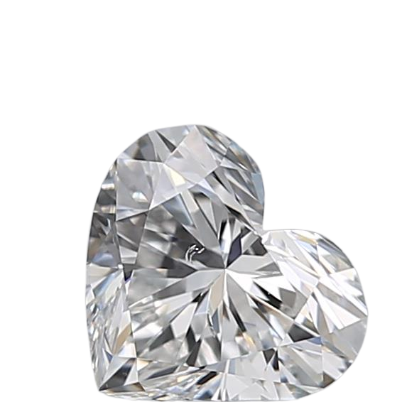 0.5 Carat E SI1 Heart Natural Diamond