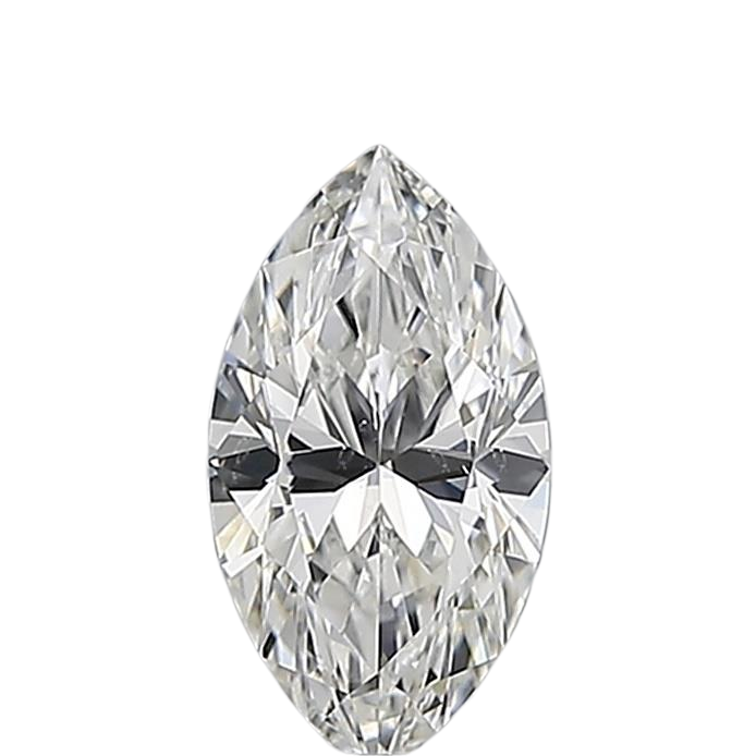 0.5 Carat F SI1 Marquise Natural Diamond