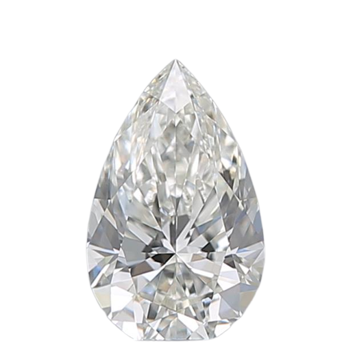 0.55 Carat H VS2 Pear Natural Diamond