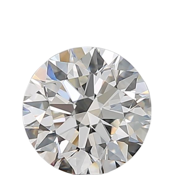 0.6 Carat J VVS2 Round Natural Diamond