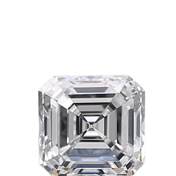 0.5 Carat D VS2 Asscher Natural Diamond