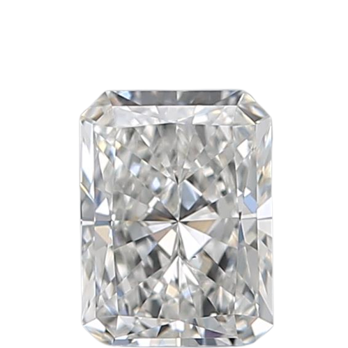 0.5 Carat F VS2 Radiant Natural Diamond