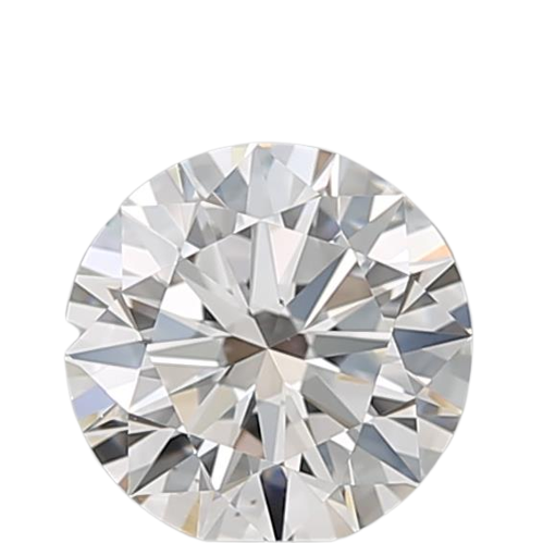 0.61 Carat H VS1 Round Natural Diamond