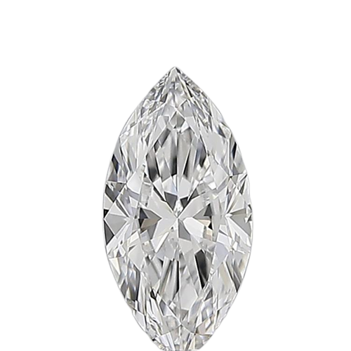 0.5 Carat D VS1 Marquise Natural Diamond