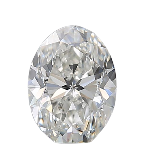 0.7 Carat H VS2 Oval Natural Diamond
