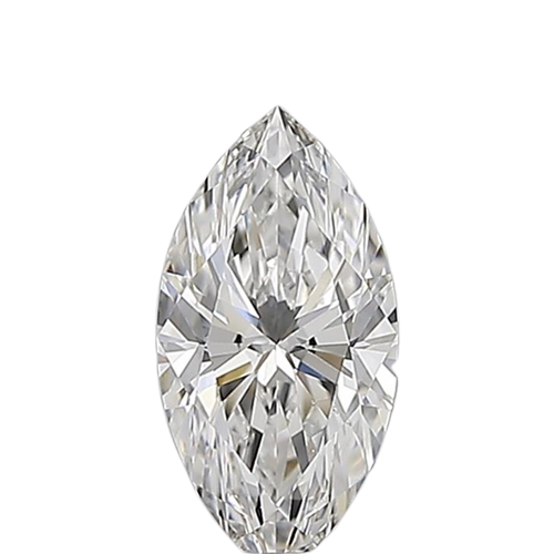0.5 Carat F SI1 Marquise Natural Diamond