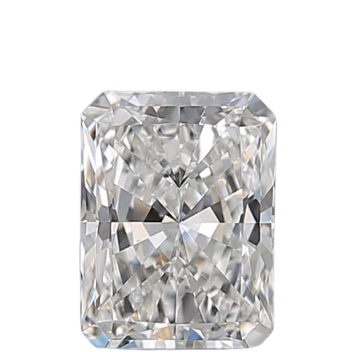 0.5 Carat F VS2 Radiant Natural Diamond