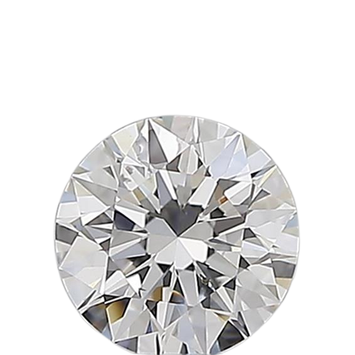 0.5 Carat F SI1 Round Natural Diamond
