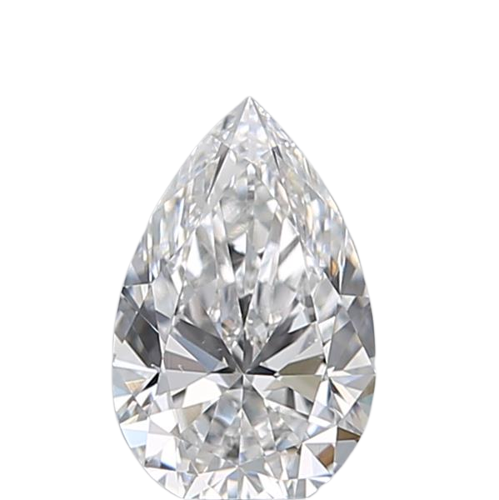 0.5 Carat E VS2 Pear Natural Diamond