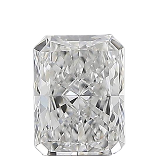 0.52 Carat F VVS1 Radiant Natural Diamond