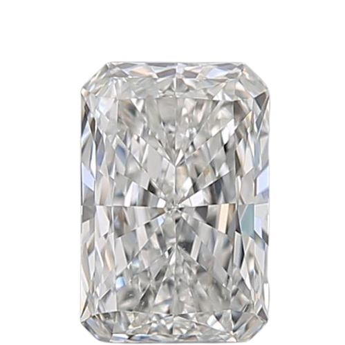 0.51 Carat F SI1 Radiant Natural Diamond