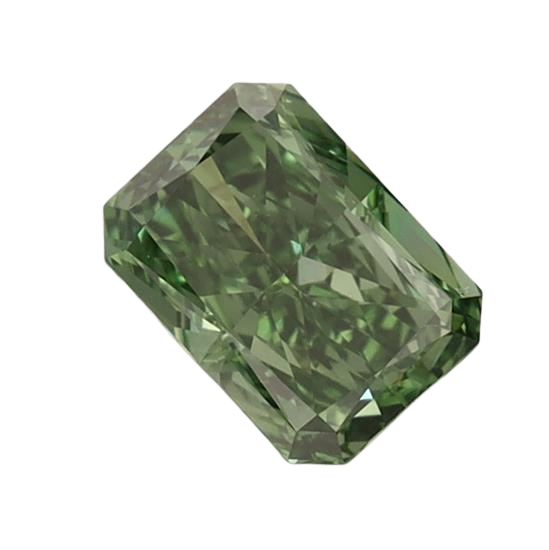 0.82 Carat GREEN VVS2 Radiant Lab Diamond