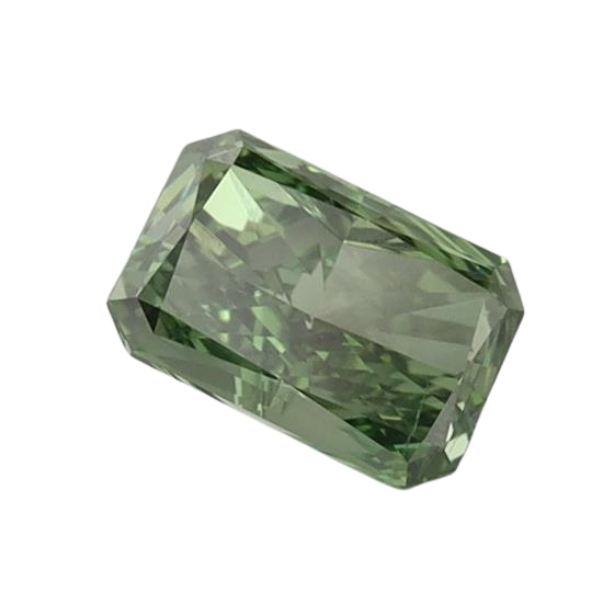 0.73 Carat GREEN VS2 Radiant Lab Diamond