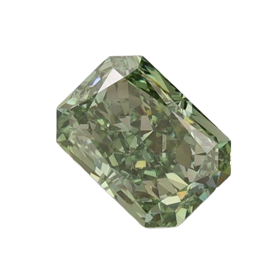0.79 Carat GREEN VS1 Radiant Lab Diamond