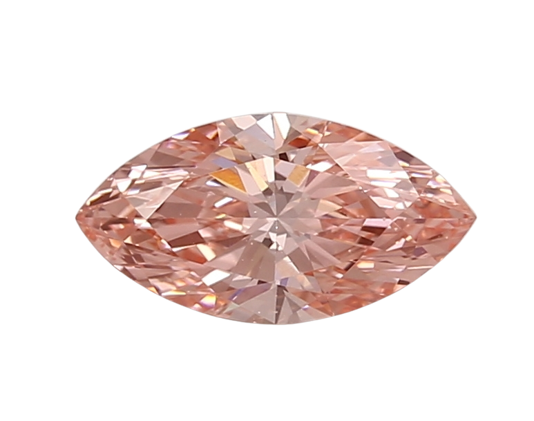 0.77 Carat PINK VS1 Marquise Lab Diamond