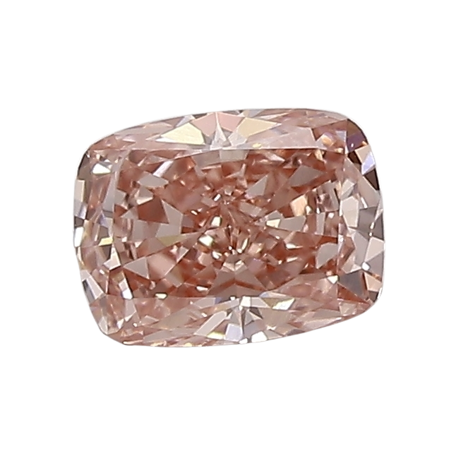0.77 Carat PINK VVS2 Elongated Cushion Lab Diamond