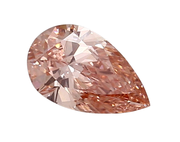 0.93 Carat PINK VS1 Pear Lab Diamond