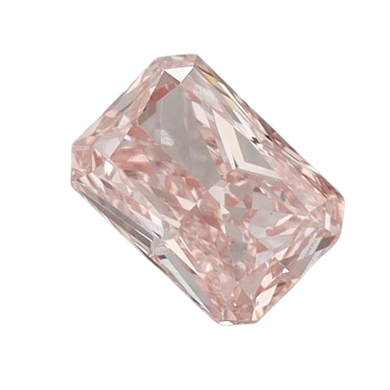 0.8 Carat PINK VVS2 Radiant Lab Diamond