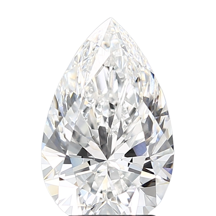 3.07 Carat F VVS2 Pear Lab Diamond