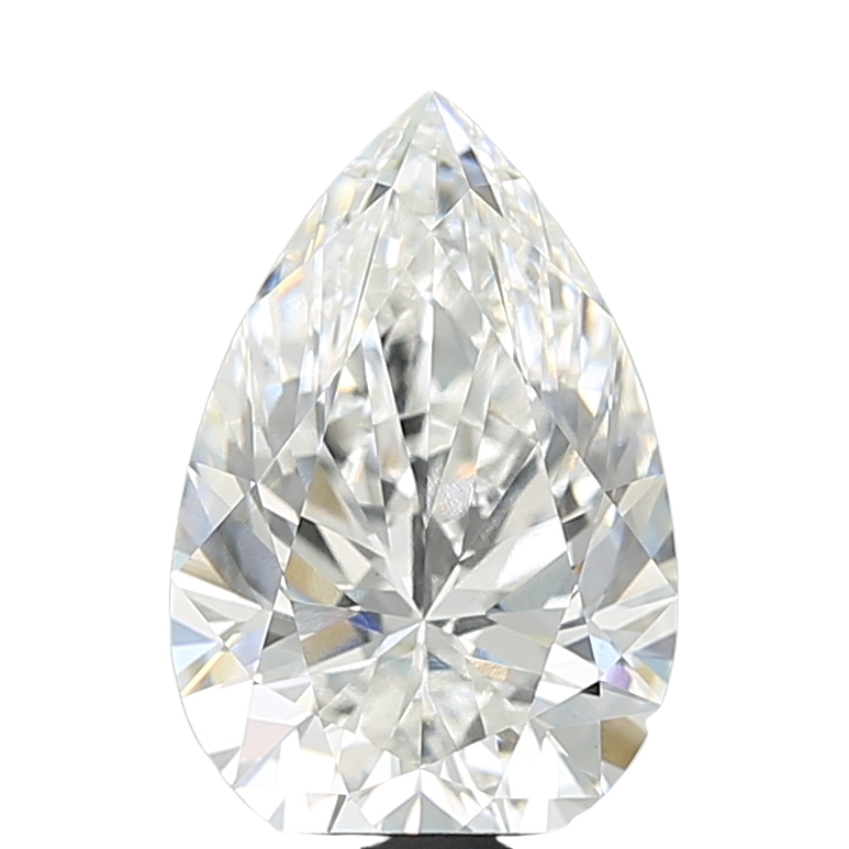 3.06 Carat F VVS2 Pear Lab Diamond