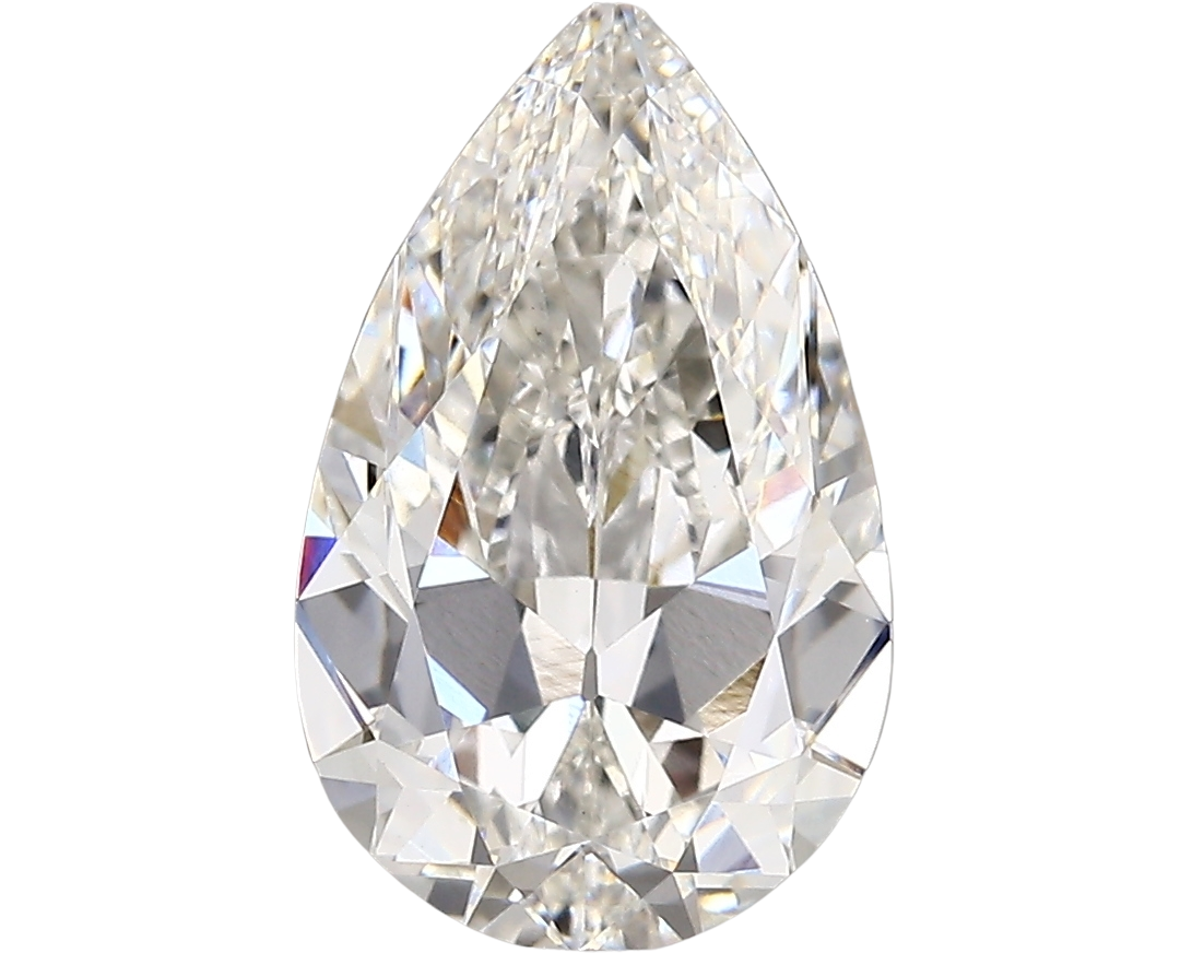 3.01 Carat F VVS2 Pear Lab Diamond