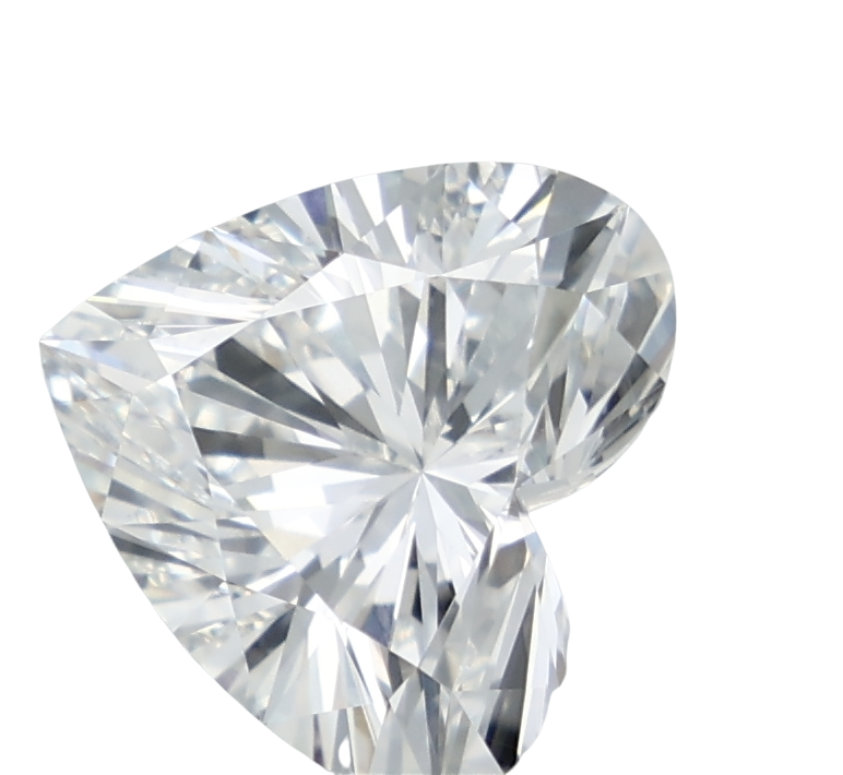 4.06 Carat F VVS2 Heart Lab Diamond