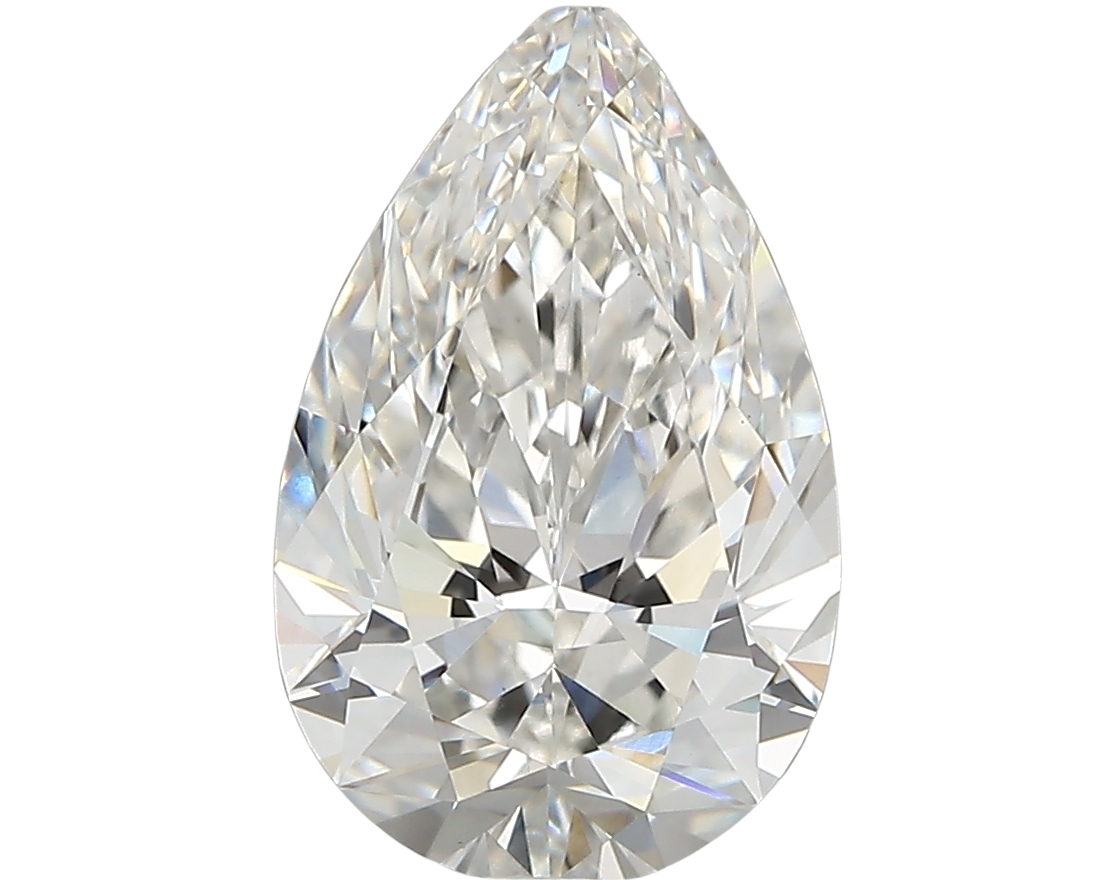 3.02 Carat F VVS2 Pear Lab Diamond