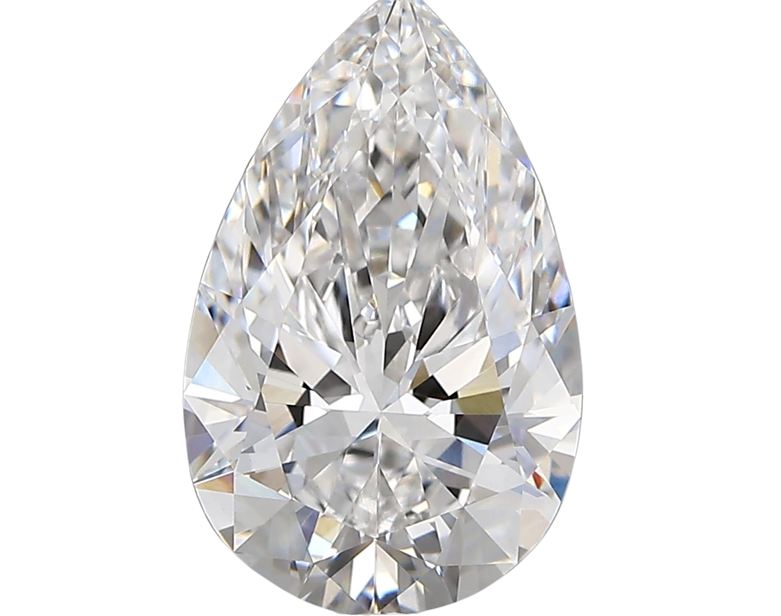3.03 Carat E VVS2 Pear Lab Diamond