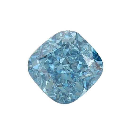 0.7 Carat BLUE VS2 Cushion Lab Diamond