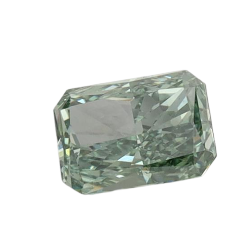 0.7 Carat GREEN VS2 Radiant Lab Diamond