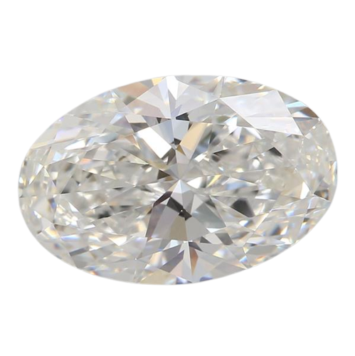 3.04 Carat E VVS2 Oval Lab Diamond