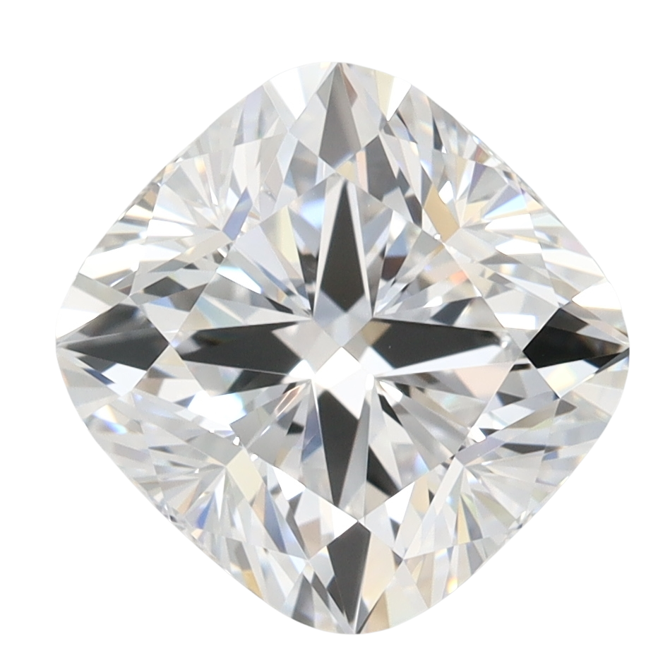 3.02 Carat D VVS2 Cushion Lab Diamond