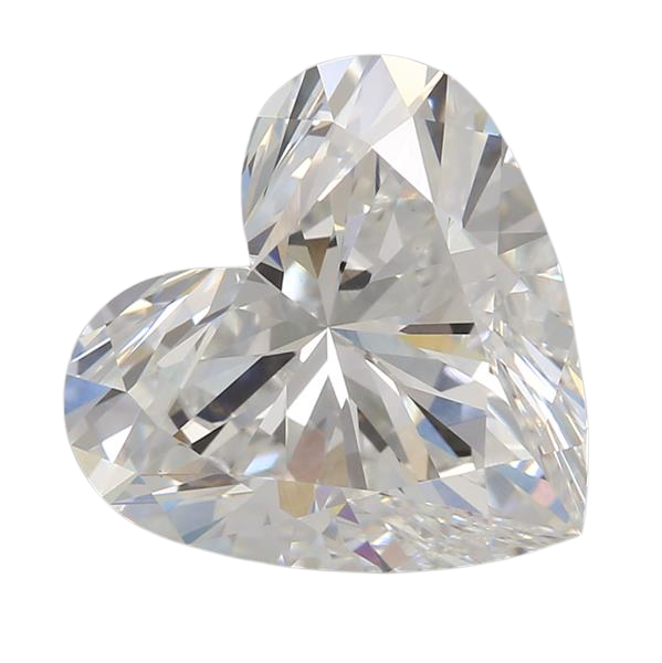 3.07 Carat E VVS2 Heart Lab Diamond