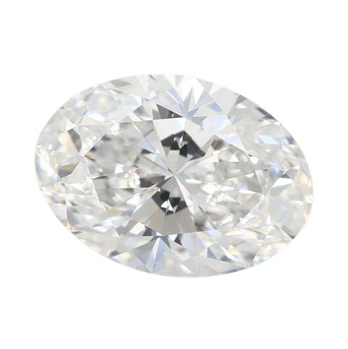 3.04 Carat F VVS2 Oval Lab Diamond