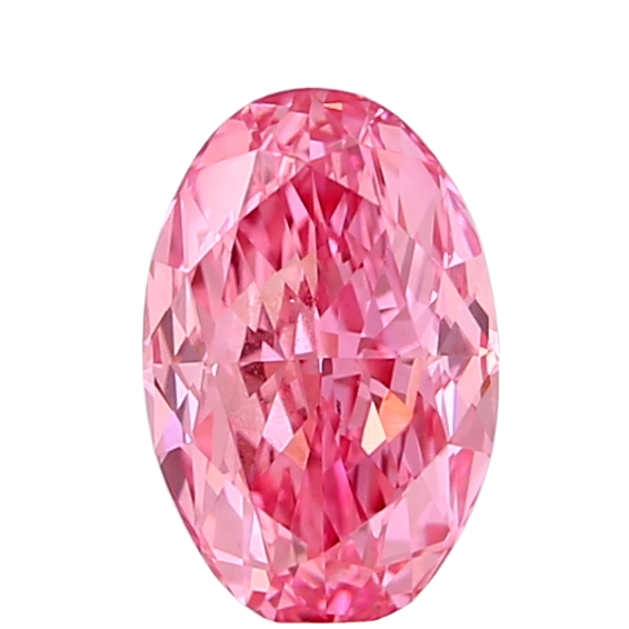 1.52 Carat PINK VS1 Oval Lab Diamond