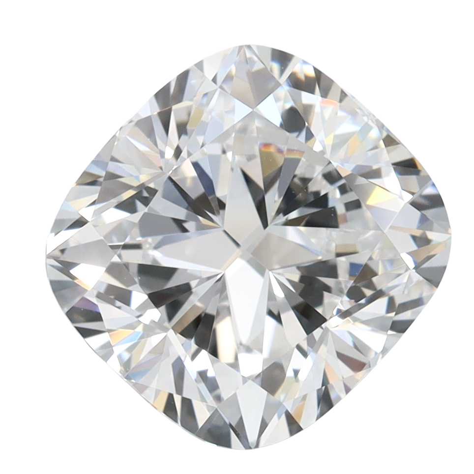 3.1 Carat D VVS2 Cushion Lab Diamond