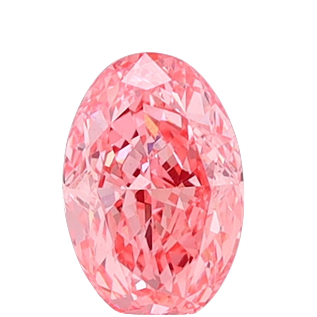 1.54 Carat PINK VS1 Oval Lab Diamond