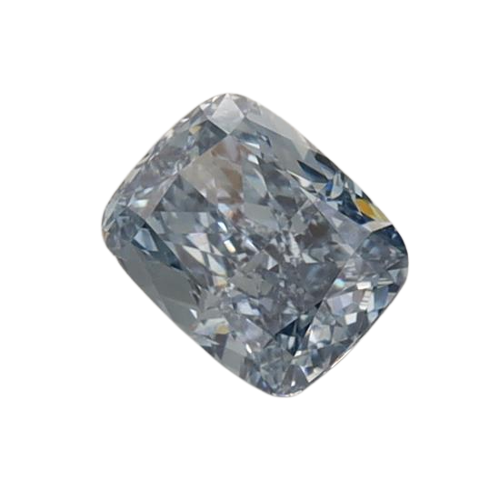 0.71 Carat BLUE VS2 Elongated Cushion Lab Diamond