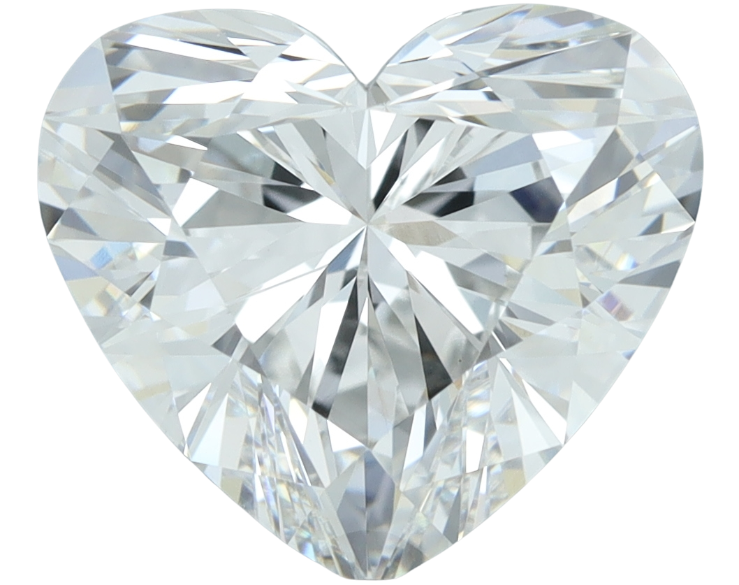 3 Carat E VVS2 Heart Lab Diamond