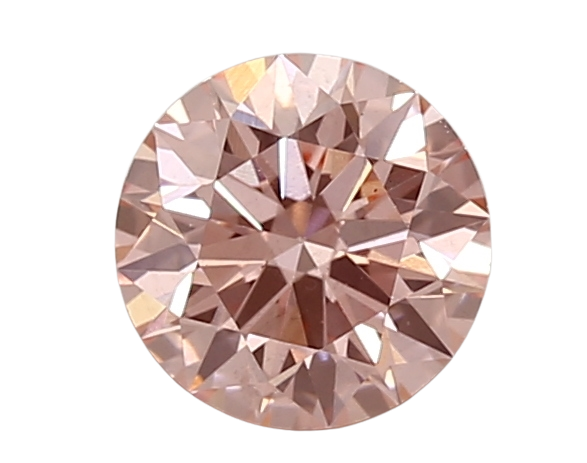 0.78 Carat PINK VS1 Round Lab Diamond